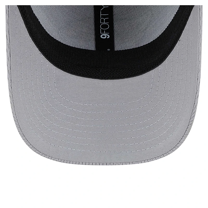 Youth New Era Gray Jacksonville Jaguars Main 9FORTY Adjustable Hat