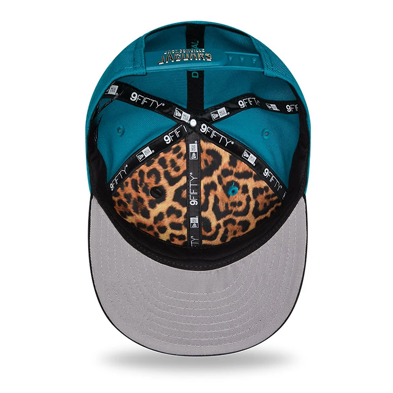 Youth New Era  Teal/Black Jacksonville Jaguars 2026 NFL Draft Pre-Curved 9FIFTY Snapback Hat