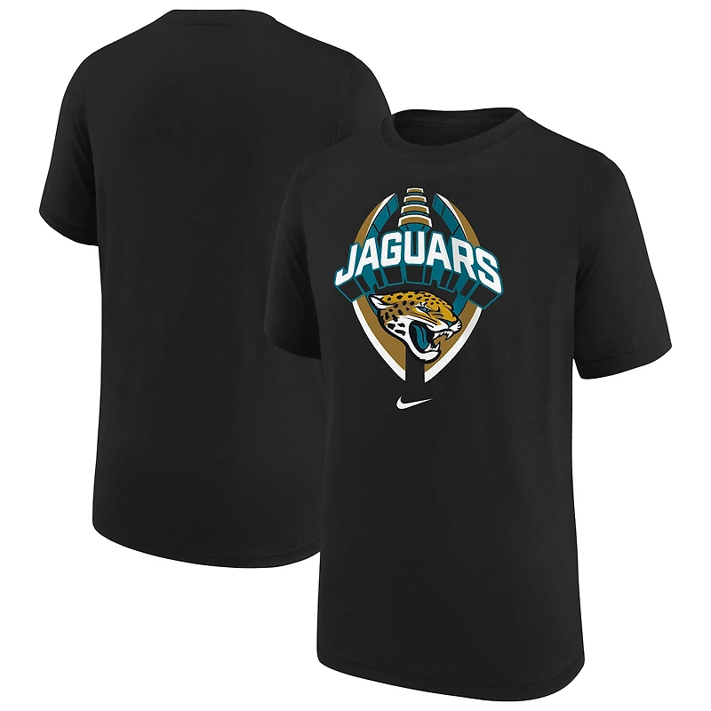 T-shirt Nike noir pour jeune Jacksonville Jaguars Icon Legend
