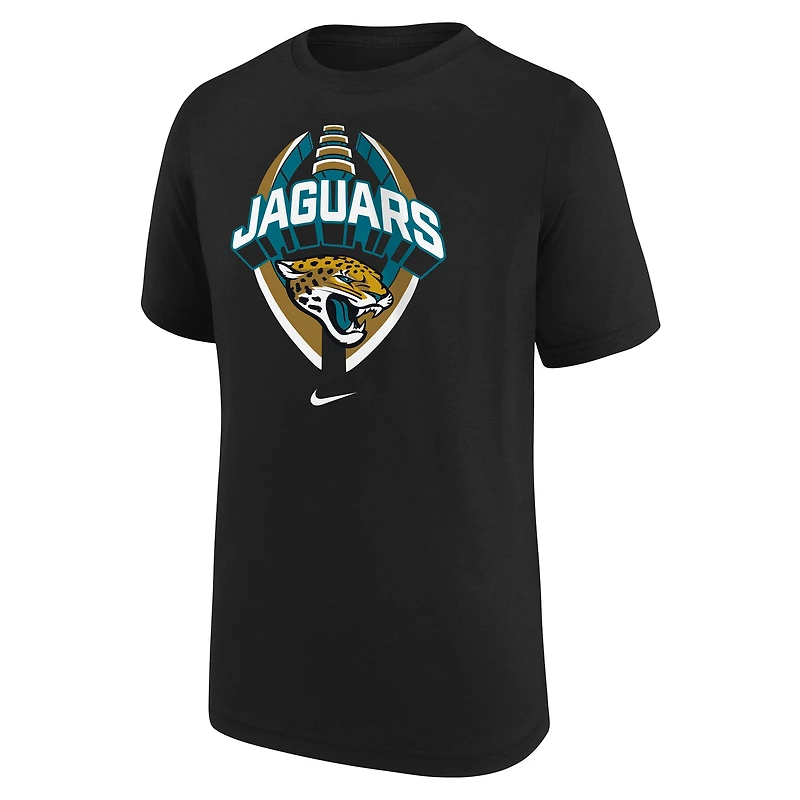 T-shirt Nike noir pour jeune Jacksonville Jaguars Icon Legend