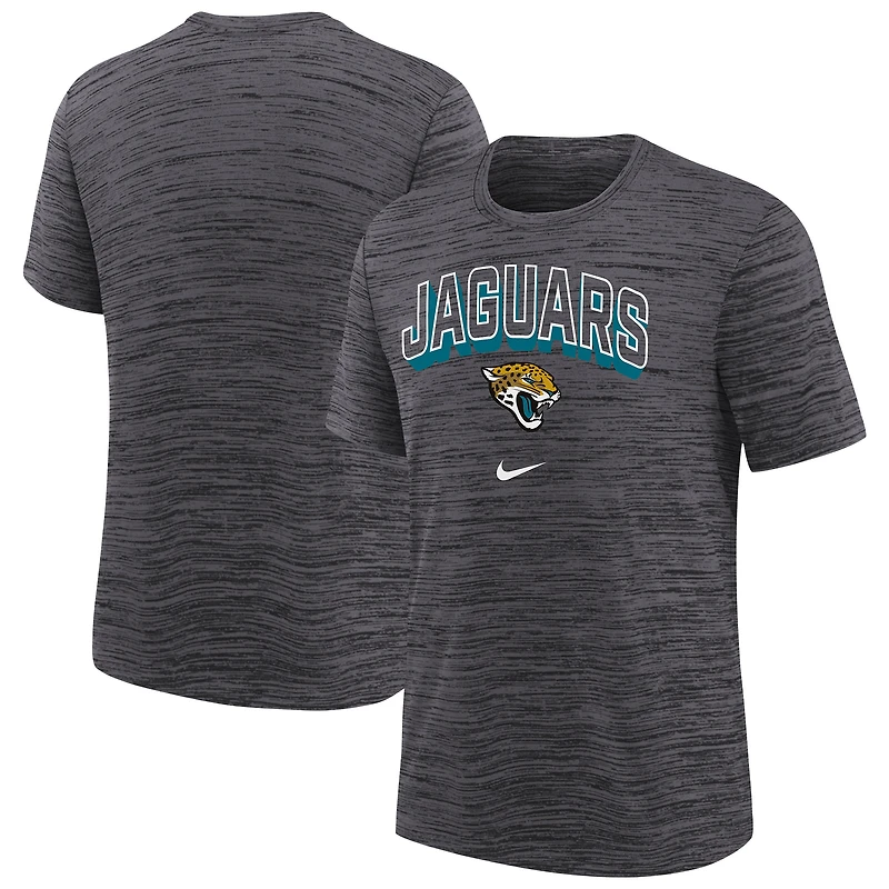 T-shirt Nike noir pour jeunes Jacksonville Jaguars Sideline Velocity Performance