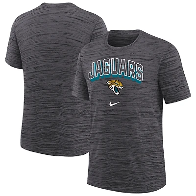 T-shirt Nike noir pour jeunes Jacksonville Jaguars Sideline Velocity Performance