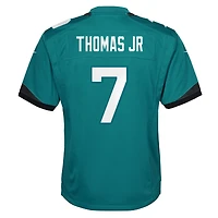 Maillot Nike Brian Thomas Jr. Teal Jacksonville Jaguars Team Game pour jeune