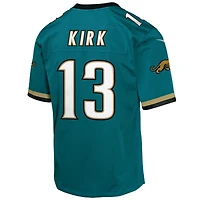Maillot de jeu joueur Nike Christian Kirk Teal Jacksonville Jaguars Prowler Throwback pour jeunes