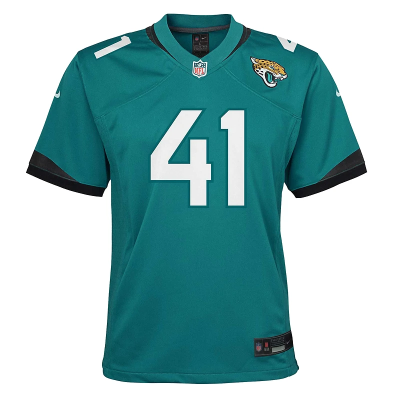 Maillot Nike Josh Hines-Allen Teal des Jaguars de Jacksonville pour jeune