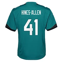 Youth Nike Josh Hines-Allen Teal Jacksonville Jaguars Game Jersey