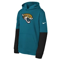 Sweat à capuche Nike Teal Jacksonville Jaguars Club pour jeunes