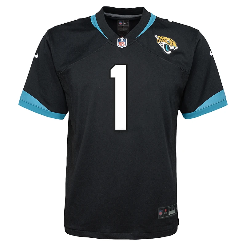 Maillot Nike Travis Etienne noir pour jeune joueur des Jaguars de Jacksonville