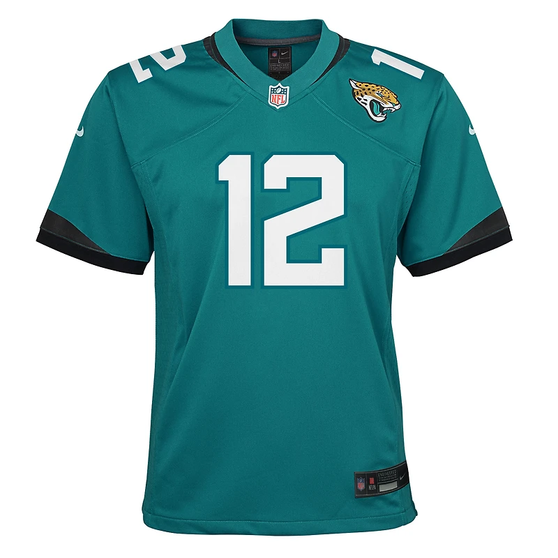 Maillot Nike Travis Hunter Teal Jacksonville Jaguars Team Game pour jeune