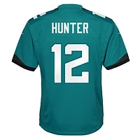 Maillot Nike Travis Hunter Teal Jacksonville Jaguars Team Game pour jeune
