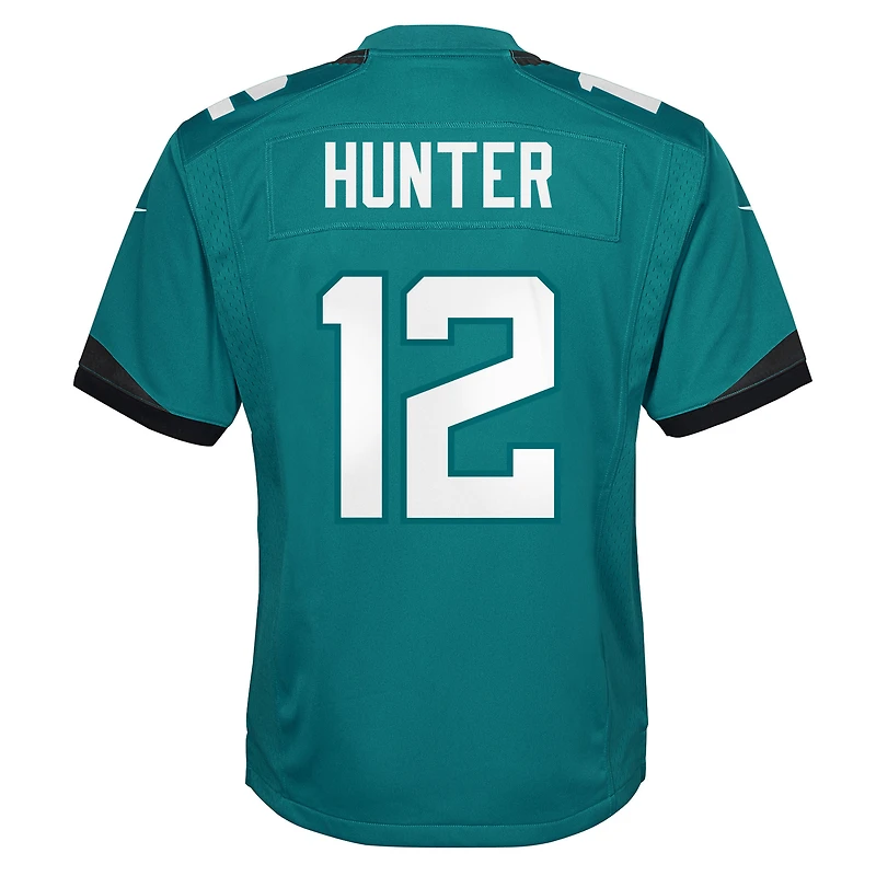 Maillot Nike Travis Hunter Teal Jacksonville Jaguars Team Game pour jeune