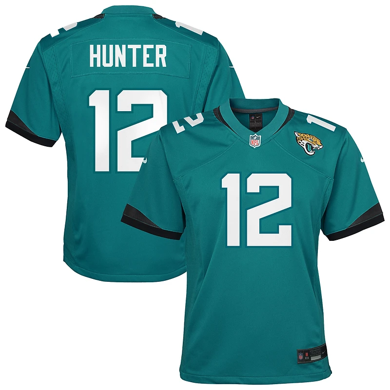 Maillot Nike Travis Hunter Teal Jacksonville Jaguars Team Game pour jeune