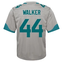 Maillot de jeu inversé Nike Travon Walker pour jeunes des Jacksonville Jaguars, argent