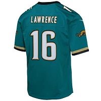 Maillot Nike Trevor Lawrence Teal des Jaguars de Jacksonville pour jeune