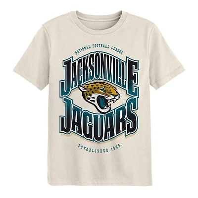 T-shirt crème Youth Outerstuff des Jaguars de Jacksonville Huddle
