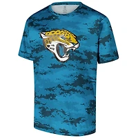T-shirt de mêlée pour jeunes des Jaguars Jacksonville bleu sarcelle