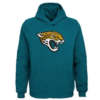 Sweat à capuche avec logo de l'équipe des Jaguars Jacksonville bleu sarcelle pour jeunes