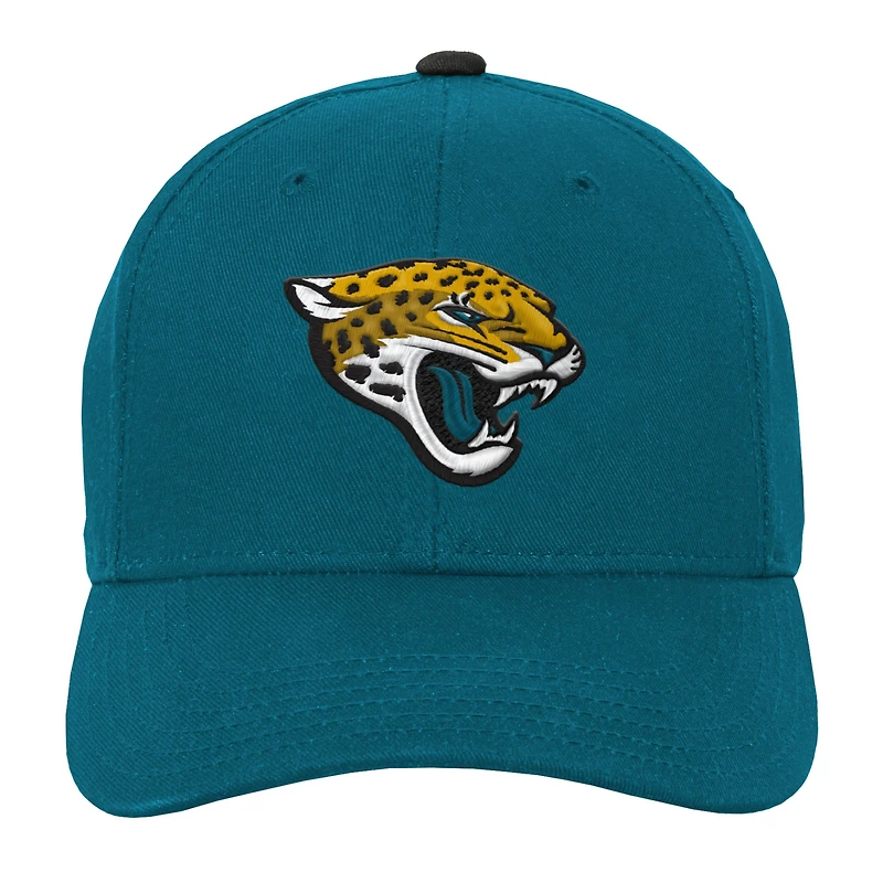 Youth Teal Jacksonville Jaguars Team Pre-Curved Adjustable Hat