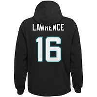 Youth Trevor Lawrence Black Jacksonville Jaguars Mainliner Player Name & Number Pullover Hoodie