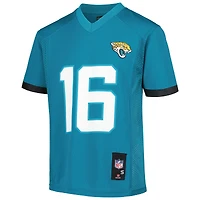 Maillot de joueur réplique pour jeunes Trevor Lawrence, bleu sarcelle, Jacksonville Jaguars