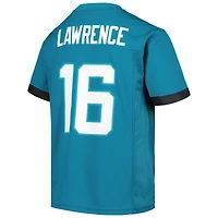 Maillot de joueur réplique pour jeunes Trevor Lawrence, bleu sarcelle, Jacksonville Jaguars