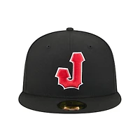 Casquette ajustée 59FIFTY Jacksonville Jumbo Shrimp pour homme de New Era, noire