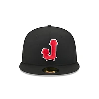 Casquette ajustée 59FIFTY Jacksonville Jumbo Shrimp pour homme de New Era, noire