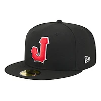 Casquette ajustée 59FIFTY Jacksonville Jumbo Shrimp pour homme de New Era, noire