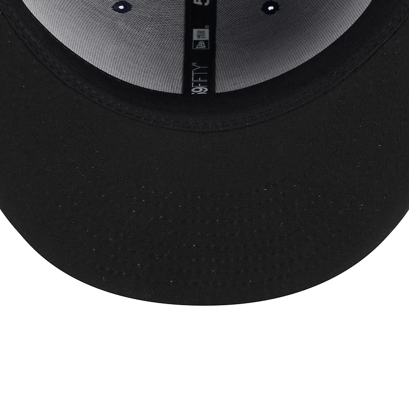 Casquette ajustée 59FIFTY à logo alternatif pour homme Jacksonville Jumbo Shrimp New Era bleu marine