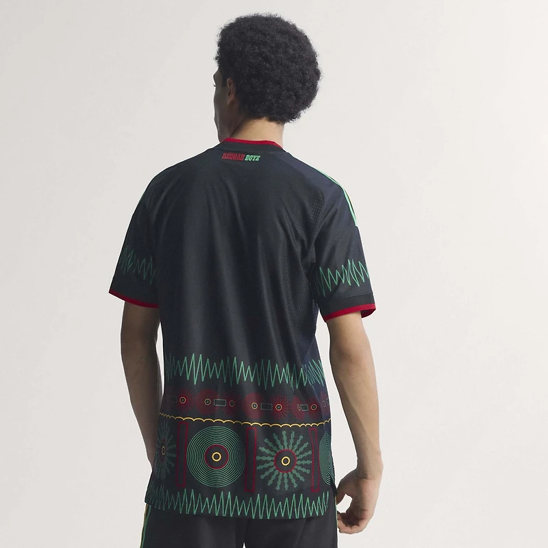 Maillot authentique extérieur adidas noir pour homme de l'équipe nationale jamaïcaine 2026