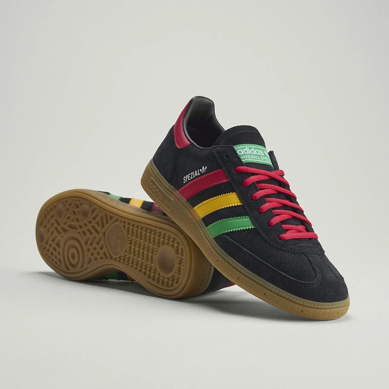 Men's adidas Black Jamaica National Team Handball Spezial Shoes