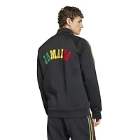 Men's adidas Black Jamaica National Team Originals Full-Zip Track Jacket