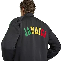 Men's adidas Black Jamaica National Team Originals Full-Zip Track Jacket