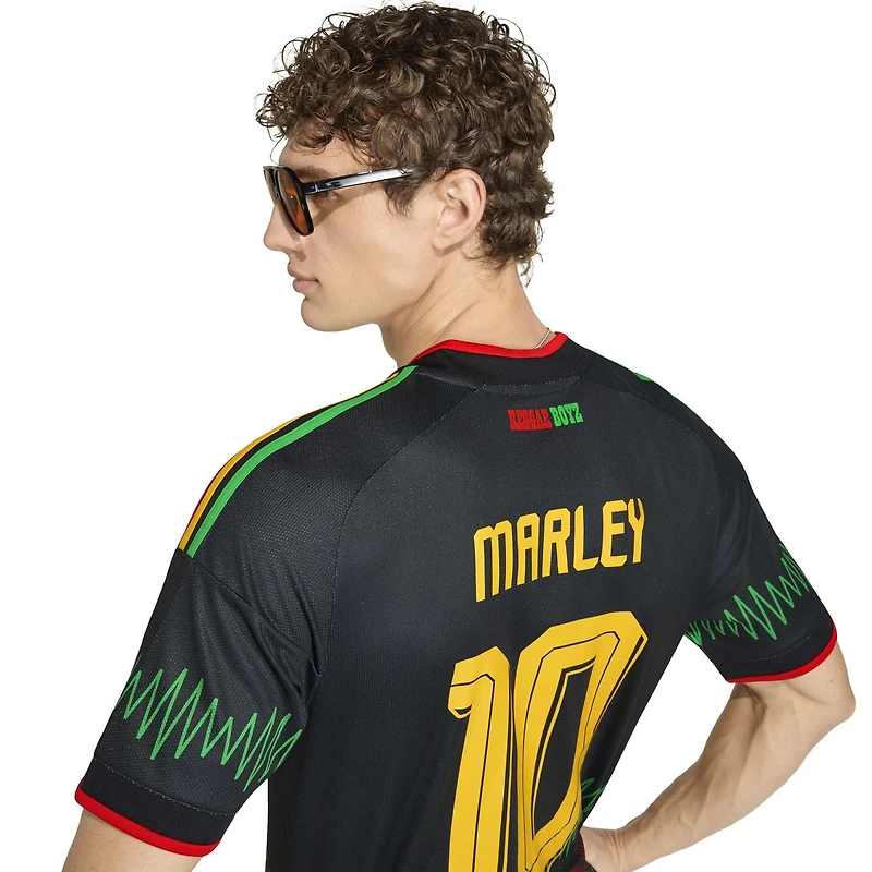 Men's adidas Bob Marley Black Jamaica National Team 2026 Away Replica Jersey