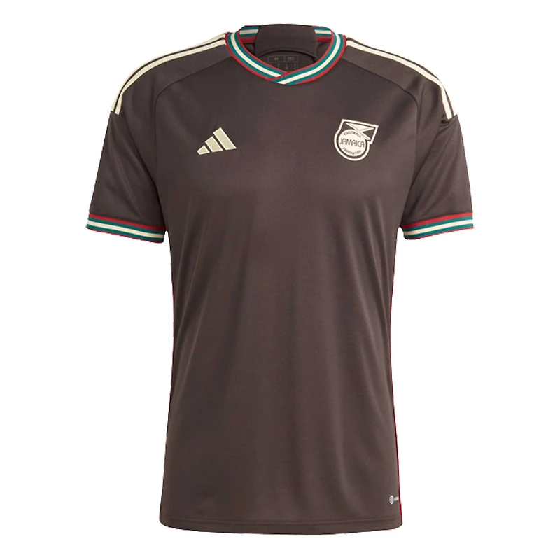 Men's adidas Brown Jamaica National Team 2023 Away Replica - Jersey