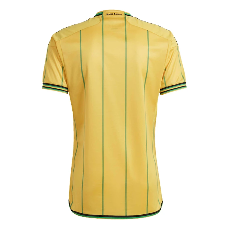 Maillot domicile réplique adidas Gold de l'équipe nationale jamaïcaine 2023 pour homme
