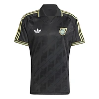 Men's adidas Originals Black Jamaica National Team Lifestyler Jersey