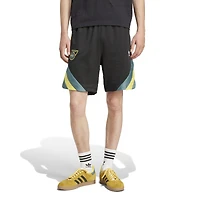 Short Lifestyler noir de l'équipe nationale jamaïcaine adidas Originals pour homme
