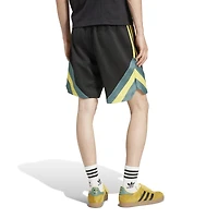 Short Lifestyler noir de l'équipe nationale jamaïcaine adidas Originals pour homme