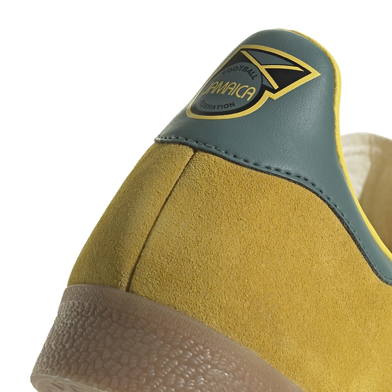 Men's adidas Originals Yellow Jamaica National Team Lifestyler Gazelle Shoes