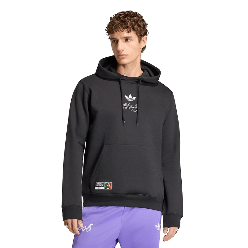 Sweat à capuche adidas x Bob Marley Originals noir pour homme