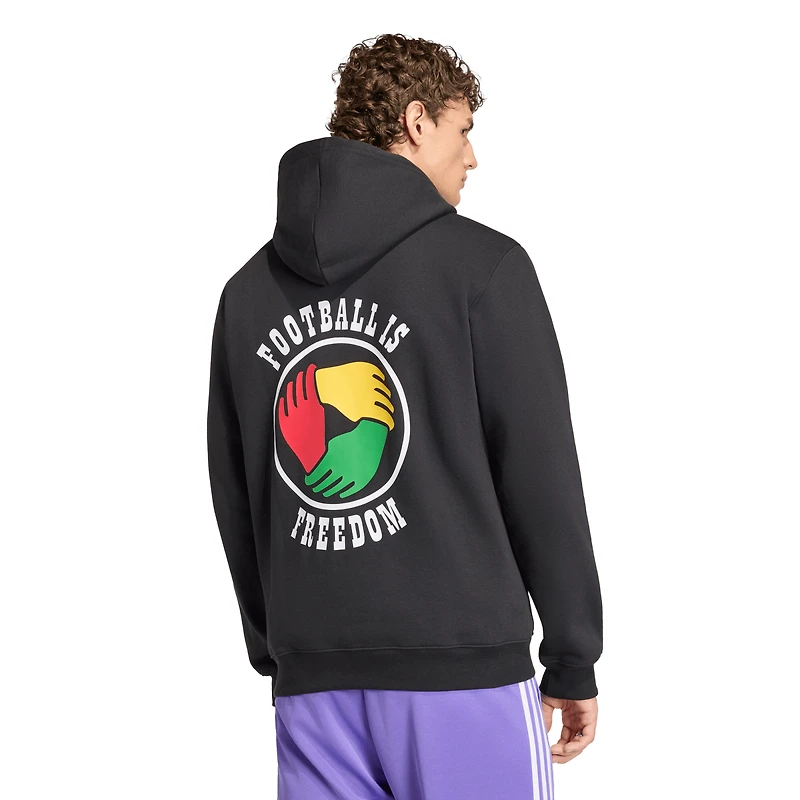 Men's adidas x Bob Marley Black Jamaica National Team Originals Hoodie