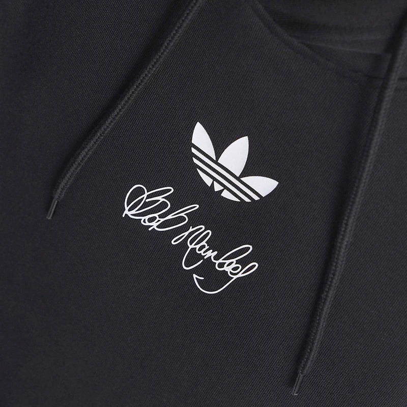Sweat à capuche adidas x Bob Marley Originals noir pour homme