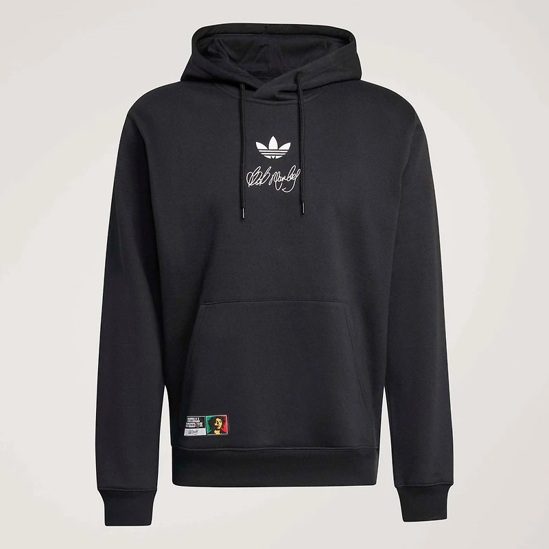 Sweat à capuche adidas x Bob Marley Originals noir pour homme