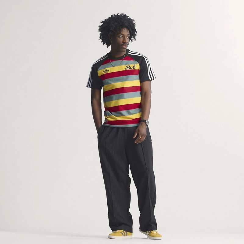 Men's adidas x Bob Marley Black Jamaica National Team Originals T-Shirt