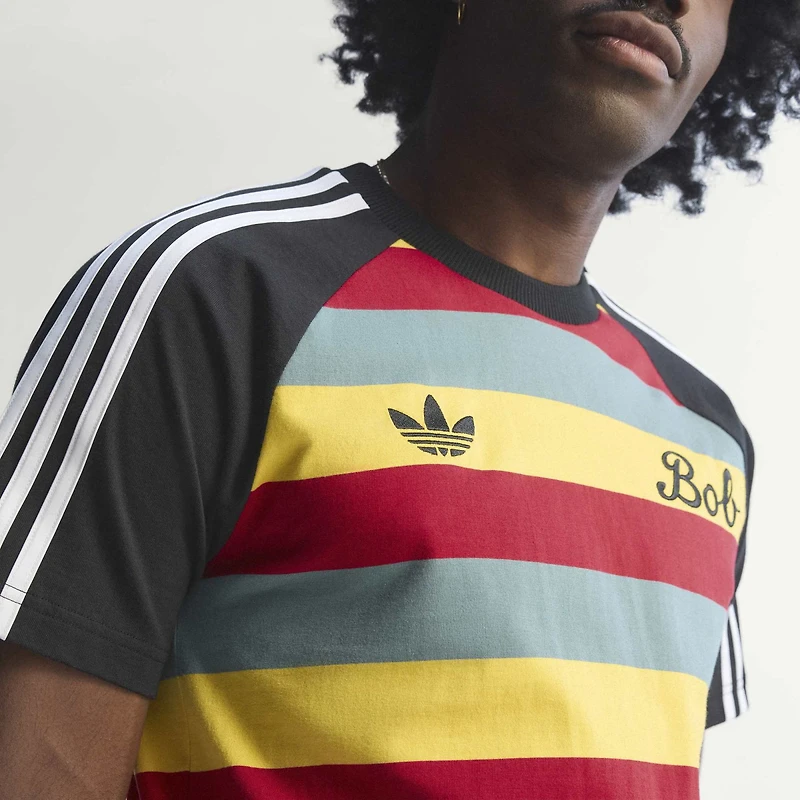 Men's adidas x Bob Marley Black Jamaica National Team Originals T-Shirt