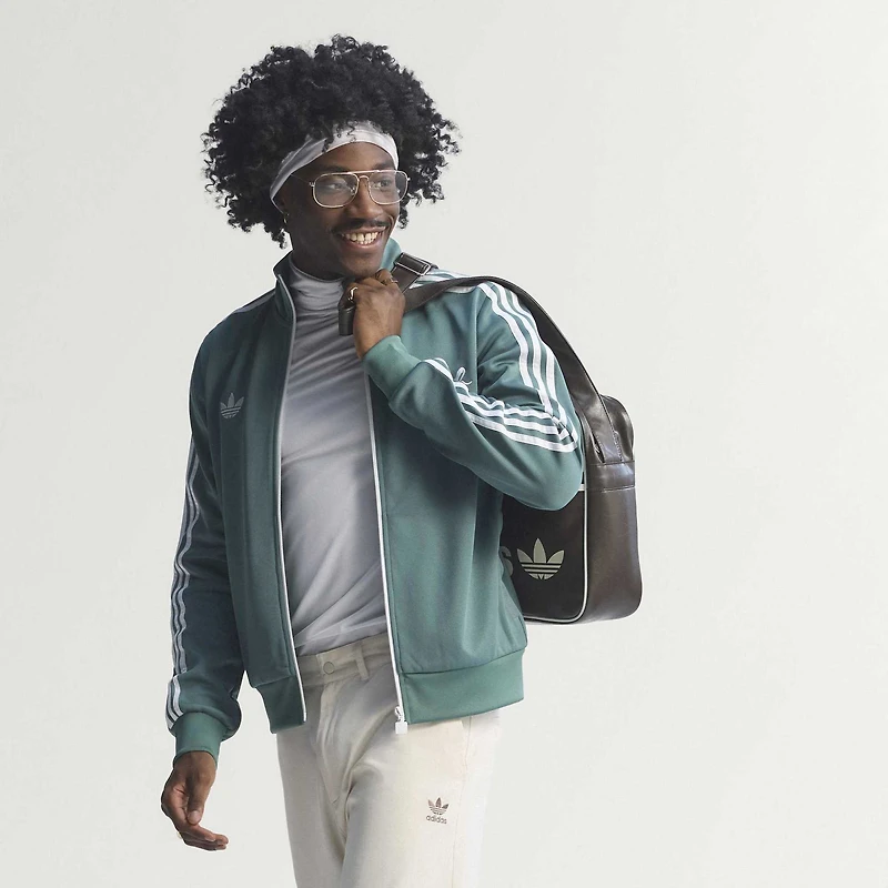 Men's adidas x Bob Marley Green Jamaica National Team Full-Zip Track Jacket