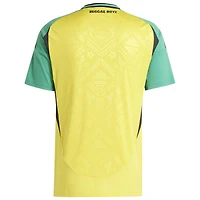 Maillot adidas pour homme, jaune, réplique de l'équipe nationale la Jamaïque 2024, domicile