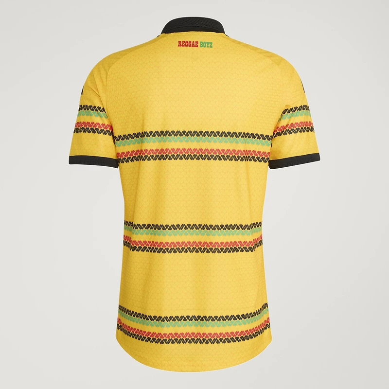 Men's adidas Yellow Jamaica National Team 2026 Home Authentic Jersey