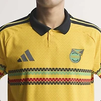 Maillot domicile authentique adidas jaune de l'équipe nationale jamaïcaine 2026 pour hommes
